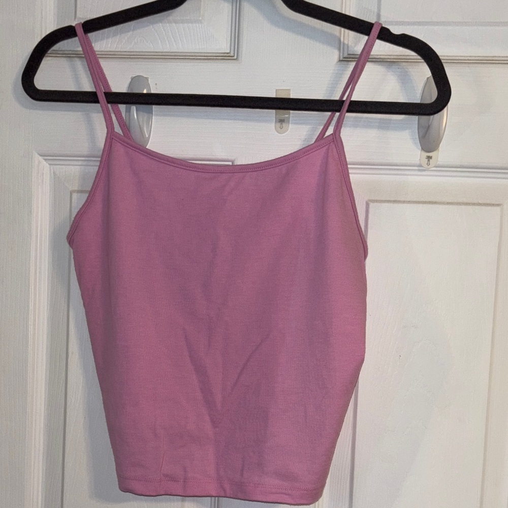 Pink Spaghetti Strap Top- large (free with bundle)